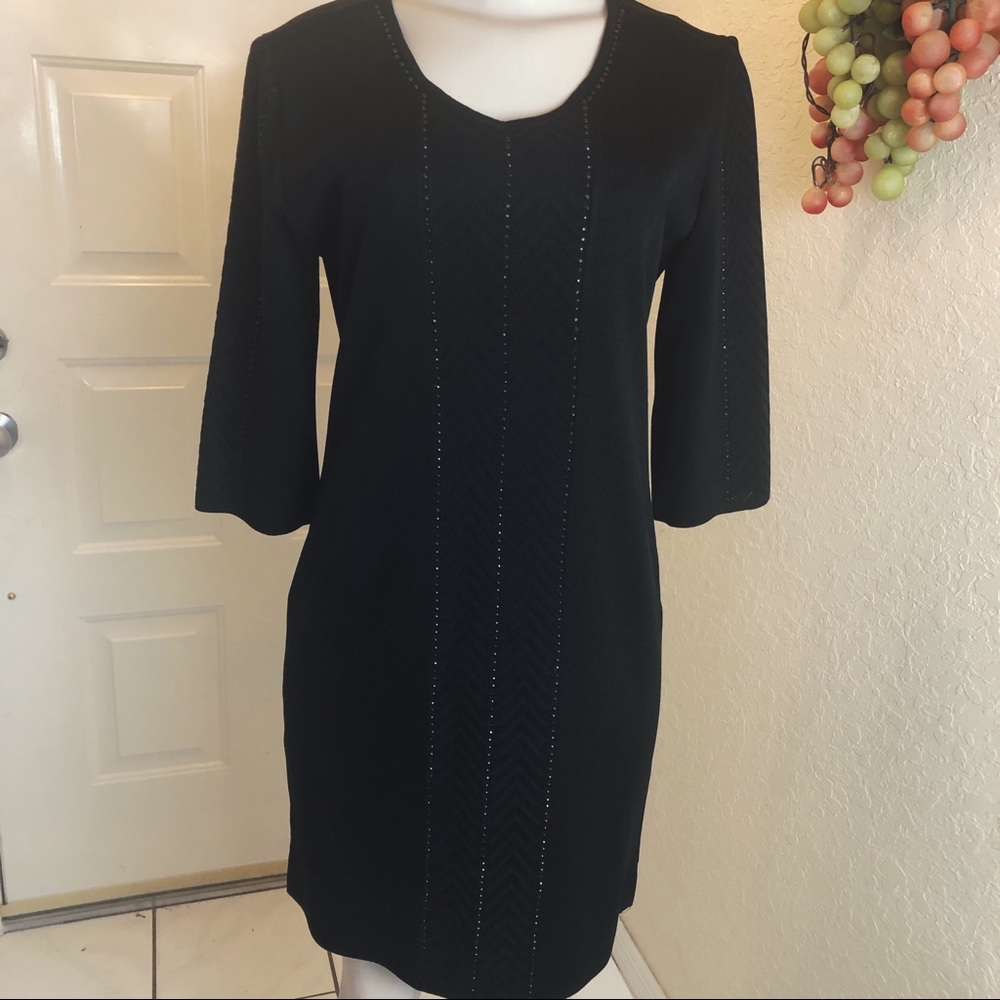 MING WANG BLACK WOMEN DRESS SIZE PM NEW